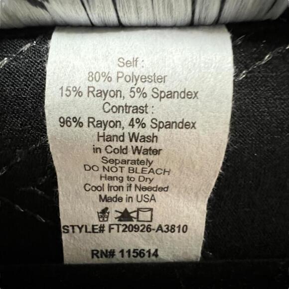 MONAMIE Women’s Black & Gold Sequence Dolman Sleeve Blouse, Size XL - Picture 10 of 15